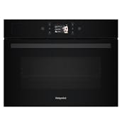 Hotpoint HCS9A9PHTSBA Built-In Electric Compact Single Oven with Microwave in