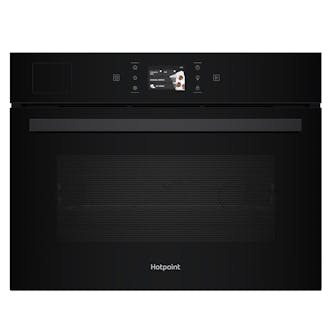 Hotpoint HCS9A9PHTSBA Built-In Electric Compact Single Oven with Microwave in