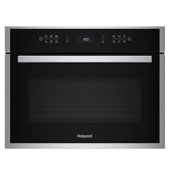 Hotpoint HCW6O7HTSXUK Built-In Combination Microwave Oven in Stainless Steel