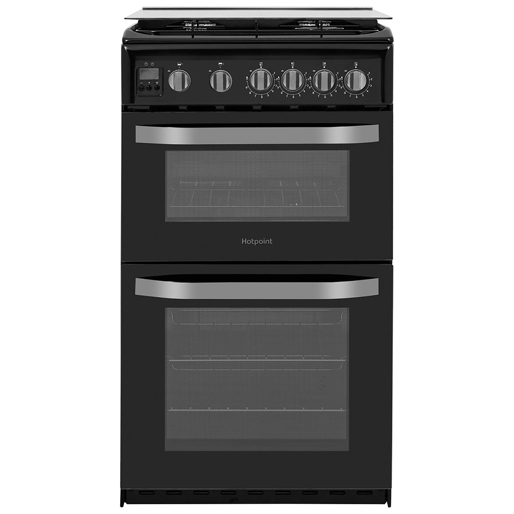 hotpoint 50cm gas cooker with lid