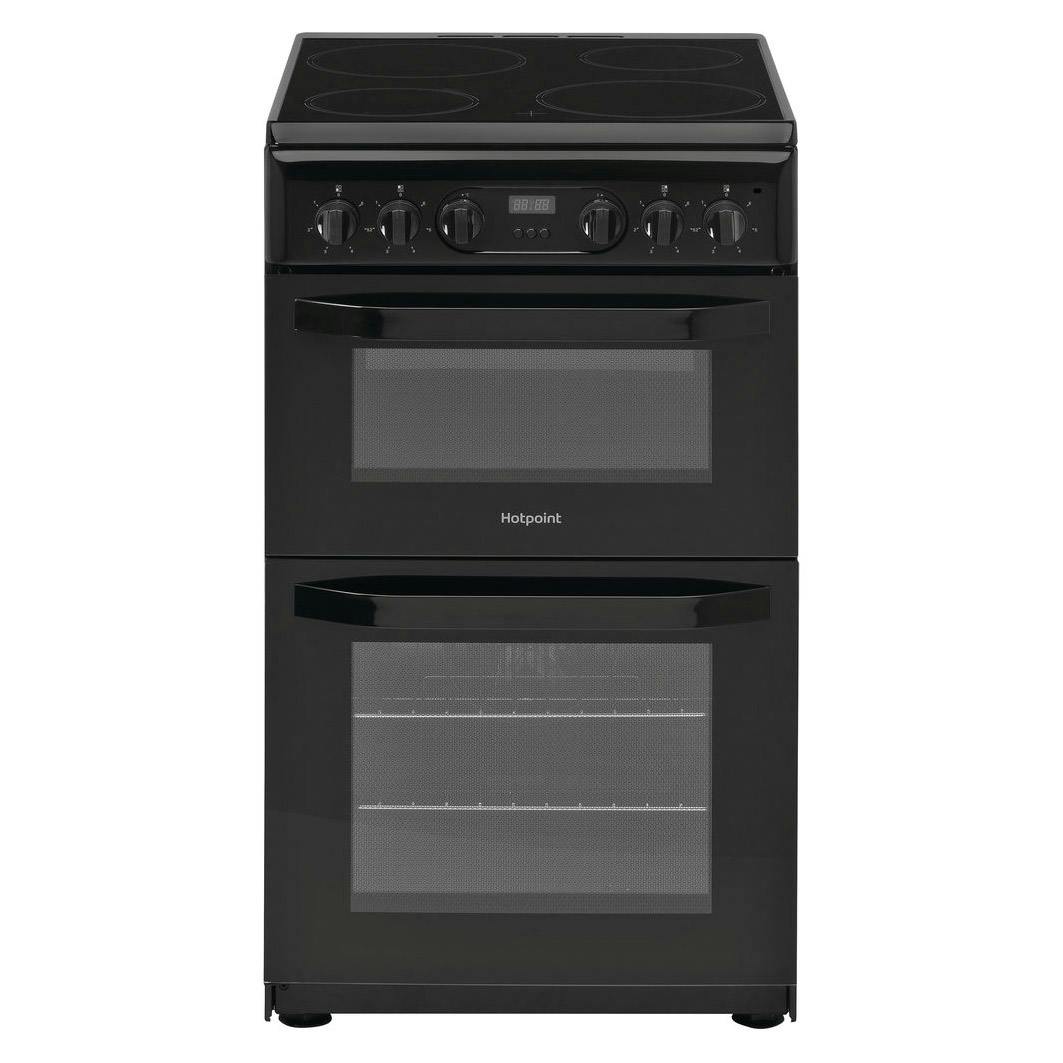 electric cooker double oven and ceramic hob