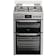 Hotpoint HDD6GDC2WX 60cm Double Oven Dual Fuel Cooker with Lid in Stainless