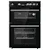 Hisense HDE3211BBUK 60cm Double Oven Electric Cooker in Black Ceramic Hob w
