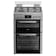 Hotpoint HDG6GDCWX 60cm Double Oven Gas Cooker with Glass Lid in Stainless