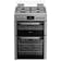 Hotpoint HDG6GDCX 60cm Double Oven Gas Cooker with Lid in Stainless Steel