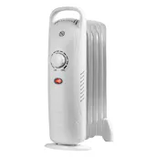 Daewoo HEA1143GE 650W Mini Oil Filled Radiator in White