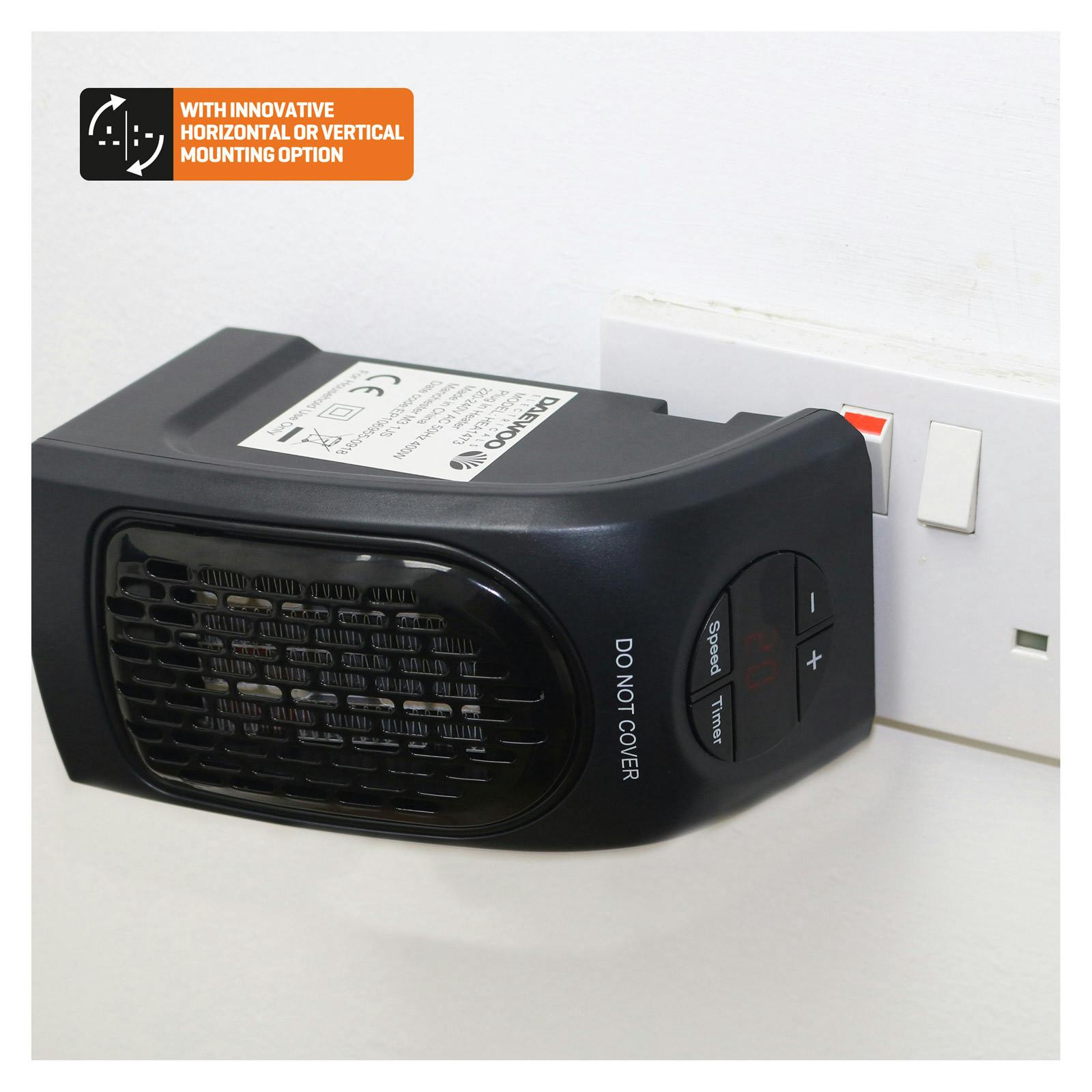 400W Digital Plug In Mini Heater Daewoo heater in BD2 Bradford for £10