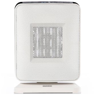 Daewoo HEA1896GE 1500W Portable Ceramic Fan Heater - White Oscillating