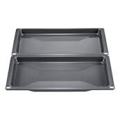 Bosch HEZ530000 Two Piece Slim Pan Set For Series 6 And Series 4 Ovens
