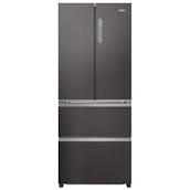 Haier HFR3718ENMD 60cm 4 Door Frost Free Fridge Freezer Dark Inox 1.77m