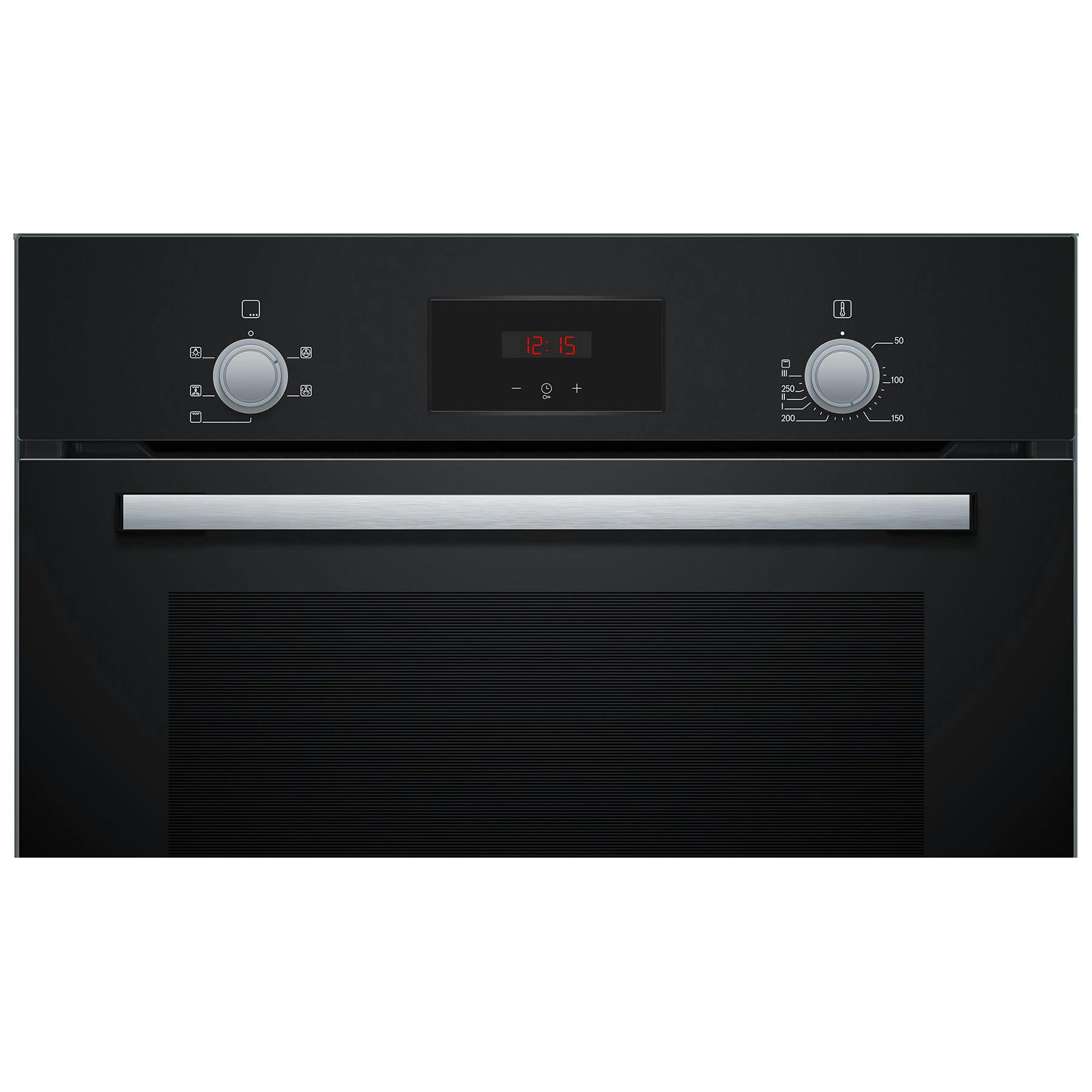 Bosch HHF113BA0B Series 2 Built In Electric Single Oven in Black 66L