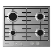 Hoover HHW6BRMX 60cm 4 Burner Gas Hob in Stainless Steel
