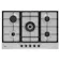 Beko HIAW75225SXE 75cm 5 Burner Gas Hob in Stainless Steel Includes Wok B