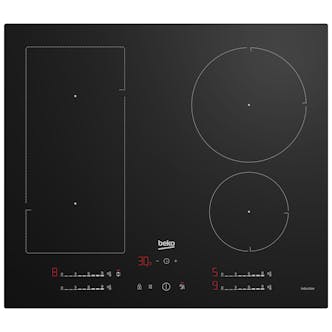 Beko HIIP64530UFT 60cm 4 Zone Induction Hob in Black