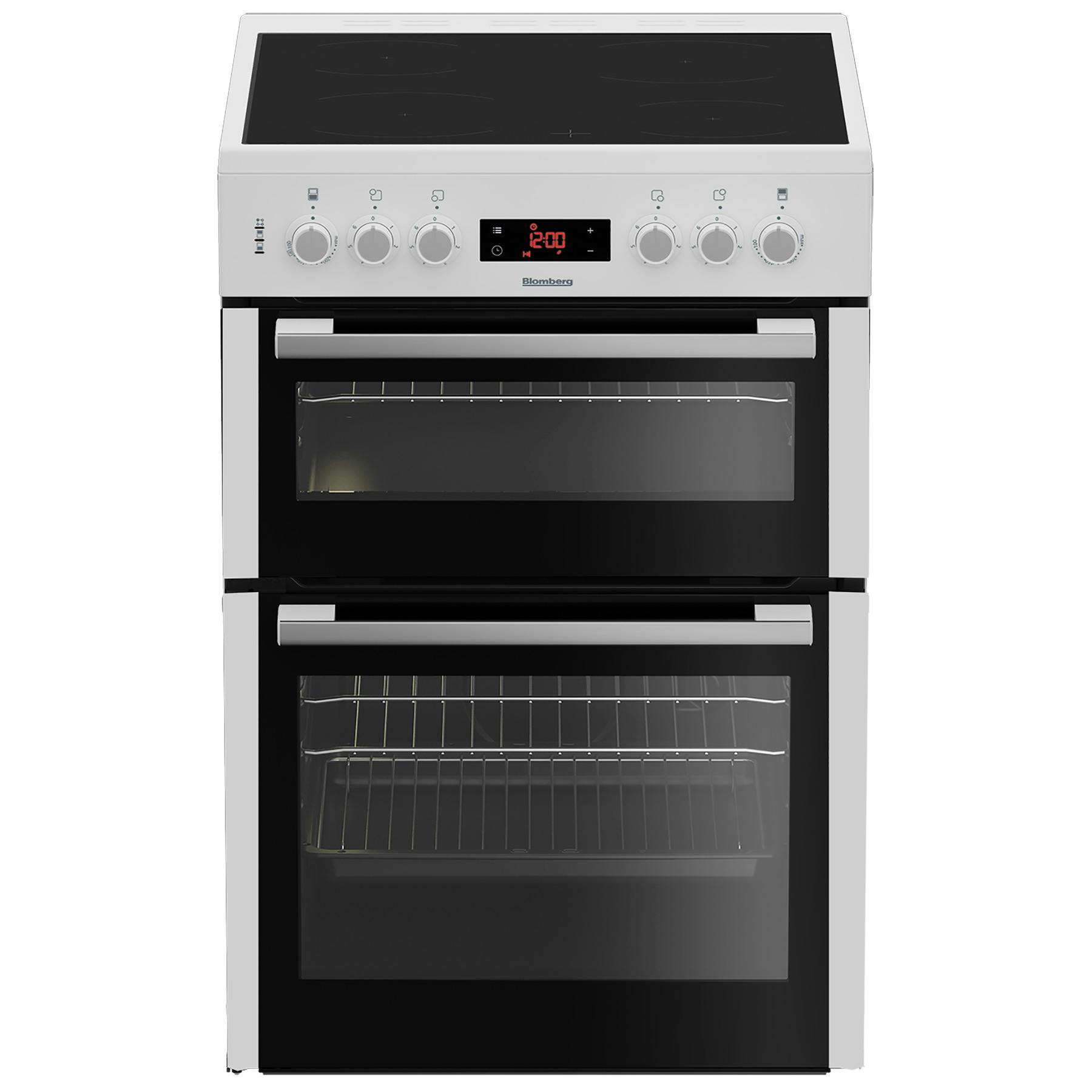 Electric double oven cookers with ceramic hob sale