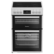 Blomberg HKRN651W 60cm Double Oven Electric Cooker in White Ceramic Hob