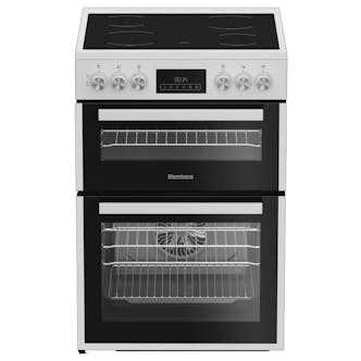 Blomberg HKRN651W 60cm Double Oven Electric Cooker in White Ceramic Hob