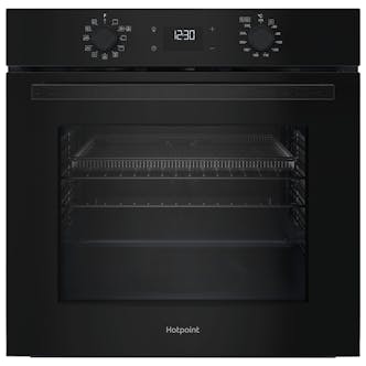Hotpoint HO458CFB Built-In Electric Single Oven in Black 71L