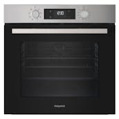 Hotpoint HOEU25CZXUK Built-In Electric Single Oven in Stainless Steel 71L A