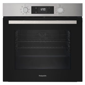 Hotpoint HOEU25CZXUK Built-In Electric Single Oven in Stainless Steel 71L A