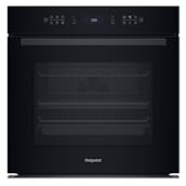 Hotpoint HOI68PT1SBUK Built-In Electric Pyrolytic Oven in Black 73L A+ Rated