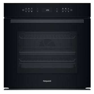 Hotpoint HOI68PT1SBUK Built-In Electric Pyrolytic Oven in Black 73L A+ Rated