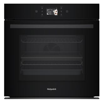 Hotpoint HOI98PT2SBUK Built-In Electric Pyrolytic Oven in Black 73L A+ Rated