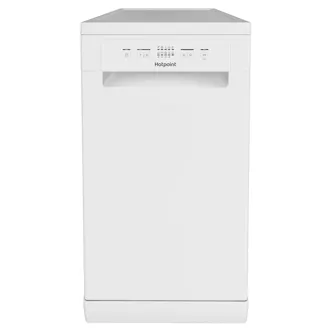 Hotpoint HP2FD10CS90W 45cm Slimline Dishwasher in White 10 Place Setting D Ra