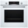 Bosch HQA534BW3B Series 4 Built-In Electric Single Oven in White 71L