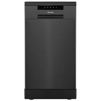 Hisense HS523E15BUK 45cm Slimline Dishwasher in Black 10 Place Setting E Ra