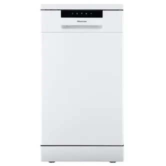 Hisense HS523E15WUK 45cm Slimline Dishwasher in White 10 Place Setting E Ra