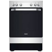 Hotpoint HS67G2PMX 60cm Single Cavity Gas Cooker in Stainless Steel