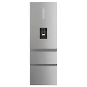 Haier HTW5618EWMG 185cm High 60/40 Frost Free Fridge Freezer in Silver wi