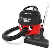 Numatic HVT160 HENRY Turbo Cylinder Vacuum Cleaner in Red Bagged