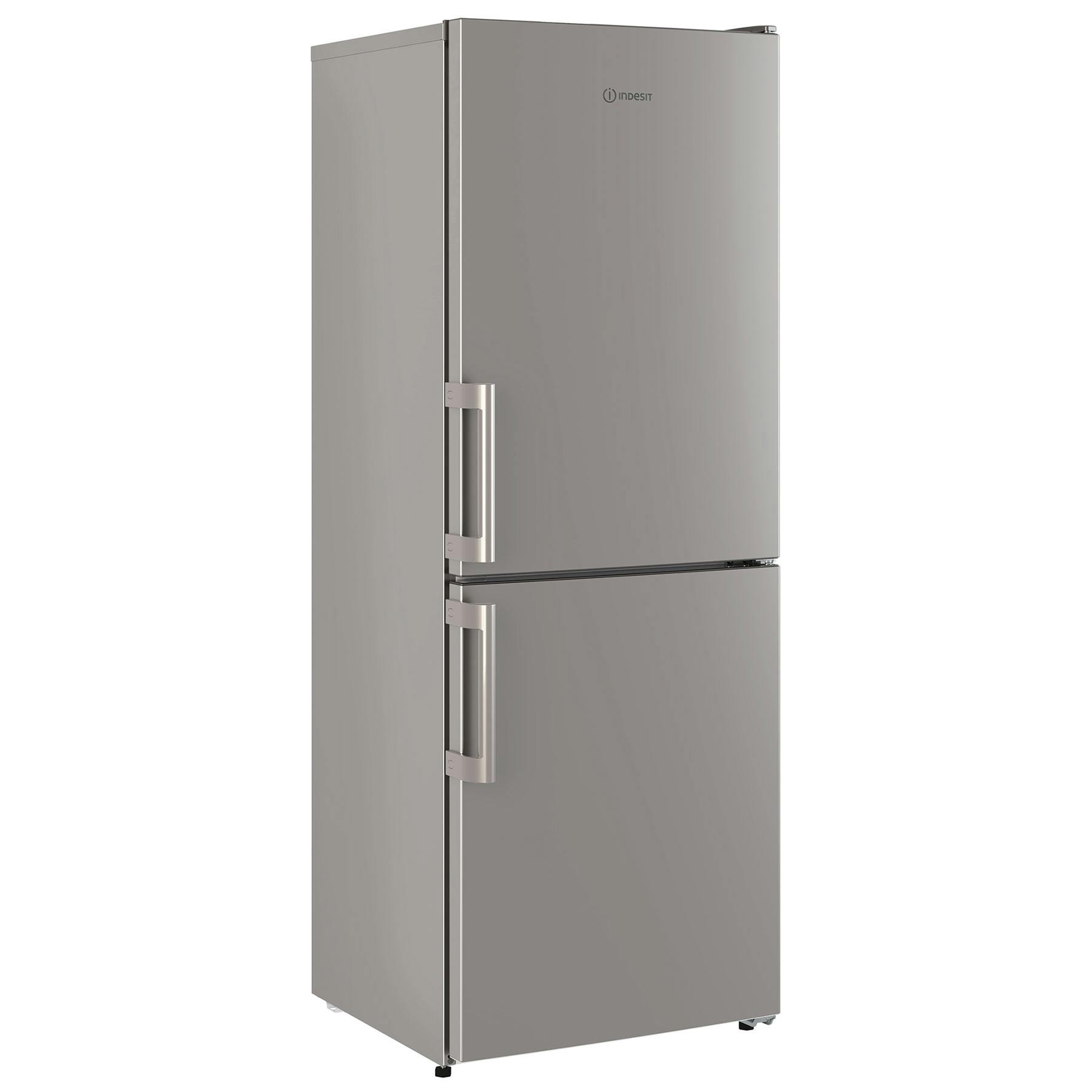 Indesit IB55532S 153cm High 50/50 Fridge Freezer in Silver 54cm Wide