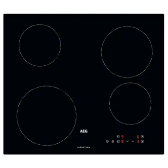 AEG IBS6420SCB Series 3000 60cm 4 Zone Induction Hob in Black