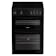 Indesit IDE6VMB 60cm Double Oven Electric Cooker in Black 4 Zone Cerami