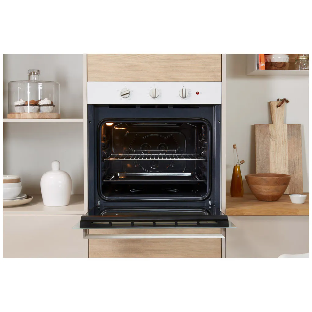 Indesit IFW6230WH Aria BuiltIn Single Oven in White, 71L, A Rated