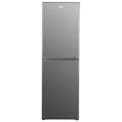 Iceking IK1750EX 172cm High 50/50 Fridge Freezer in Silver 55cm Wide