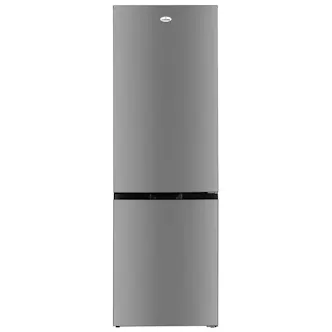 Iceking IK400IX 187cm High 60/40 Frost Free Fridge Freezer in Dark Inox
