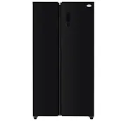 Iceking IKSBS442BK American Fridge Freezer in Black Frost Free