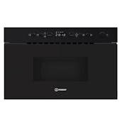 Indesit IMK12BUK Built-In Microwave Oven with Grill in Black 22L 750W