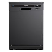 Indesit IN2FE13CNO7B 60cm Dishwasher in Black 13 Place Setting E Rated Push&