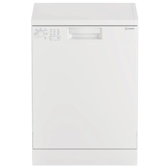 Indesit IN2FE13DT9W 60cm Dishwasher in Silver 13 Place Setting E Rated Push