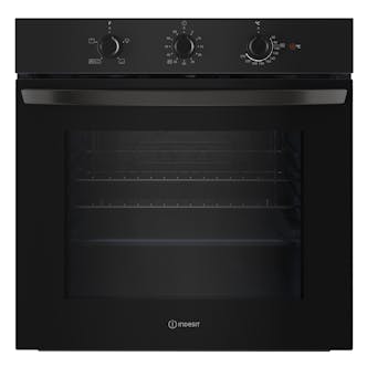 Indesit IO232HBUK Built-In Electric Single Oven in Black 71L A Rated