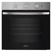 Indesit IO232HXUK Built-In Electric Single Oven in Stainless Steel 71L A