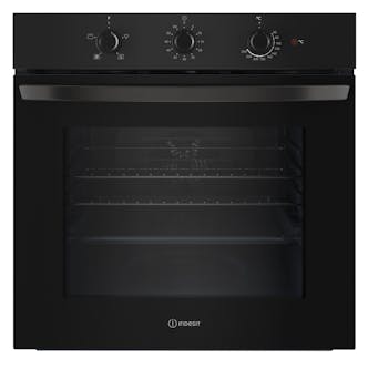 Indesit IO233BUK Built-In Electric Single Oven in Black 66L A Rated