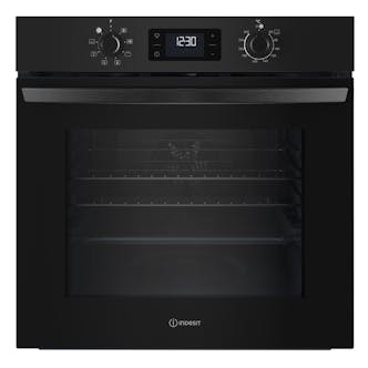 Indesit IO253BUK Built-In Electric Single Oven in Black 66L A Rated