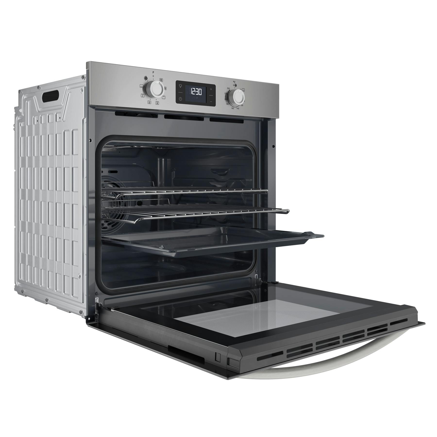 Indesit IO253XUK Built-In Electric Single Oven in Stainless Steel