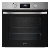 Indesit IO278P1XUK Built-In Pyrolytic Single Oven in Stainless Steel 71L A
